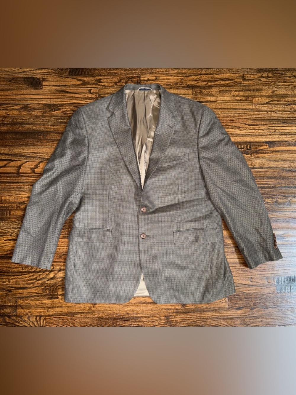 Ralph By Ralph Lauren Tan Herringbone Blazer Suit Jacket Sport Coat Size 44R